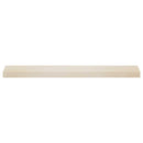 Vindueskarme 2 stk. Hvid 100 x 20 x 2 cm Massivt Eg Træ
