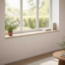 Vindueskarme 2 stk. Hvid 160 x 30 x 2 cm Massivt Eg Træ