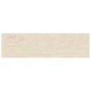 Vindueskarme 2 stk. Hvid 100 x 30 x 2 cm Massivt Eg Træ