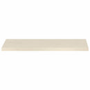 Vindueskarme 2 stk. Hvid 110 x 40 x 2 cm Massivt Eg Træ