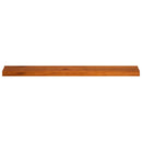Vindueskarme 2 stk. Brun 110 x 15 x 2 cm Massivt Eg Træ