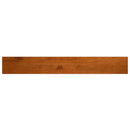 Vindueskarme 2 stk. Brun 110 x 15 x 2 cm Massivt Eg Træ