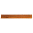 Vindueskarme 2 stk. Brun 80 x 20 x 2 cm Massivt Eg Træ