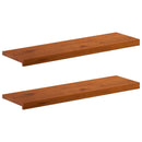 Vindueskarme 2 stk. Brun 90 x 30 x 2 cm Massivt Eg Træ