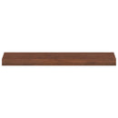 Vindueskarme 2 stk. Mørk Brun 70 x 15 x 2 cm Massivt Eg Træ