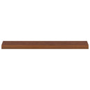 Vindueskarme 2 stk. Mørk Brun 90 x 20 x 2 cm Massivt Eg Træ