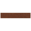 Vindueskarme 2 stk. Mørk Brun 140 x 25 x 2 cm Massivt Eg Træ