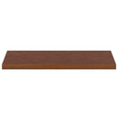 Vindueskarme 2 stk. Mørk Brun 100 x 40 x 2 cm Massivt Eg Træ