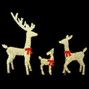 Julebelysning rensdyrfamilie med LED 300 LED'er Varm hvid