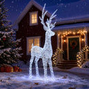LED-rensdyr til julebelysning 1000 LED'er Kold hvid