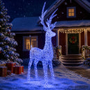 LED-rensdyr til julebelysning 1000 LED'er Blå 122 x 56 x 270 cm