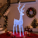 LED-rensdyr til julebelysning 1000 LED'er Blå 122 x 56 x 270 cm