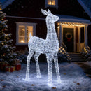 LED-rensdyr til julebelysning LOVIISA 900 LED'er Kold hvid