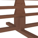 Træ juletræ KOTKA 240 cm Massivt fyrretræ Mørkebrun Finish