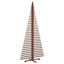 Træ juletræ KOTKA 240 cm Massivt fyrretræ Mørkebrun Finish