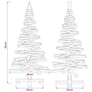 Træ juletræ KOTKA 90 cm Massivt fyrretræ Brun Finish