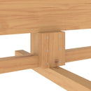 Træ juletræ KOTKA 210 cm Massivt fyrretræ Brun Finish