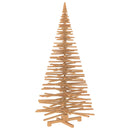 Træ juletræ KOTKA 210 cm Massivt fyrretræ Brun Finish