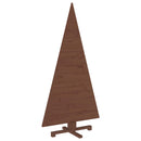 Træ juletræ KOTKA 150 cm Massivt fyrretræ Mørkebrun Finish