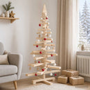Træ juletræ KOTKA 120 cm Massivt fyrretræ Naturlig