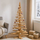 Træ juletræ KOTKA 180 cm Massivt fyrretræ Brun Finish