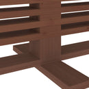 Træ juletræ KOTKA 180 cm Massivt fyrretræ Mørkebrun Finish