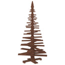 Træ juletræ KOTKA 180 cm Massivt fyrretræ Mørkebrun Finish