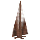 Træ juletræ KOTKA 180 cm Massivt fyrretræ Mørkebrun Finish