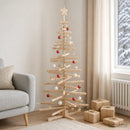 Træ juletræ KOTKA 150 cm Massivt fyrretræ Naturlig