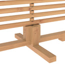 Træ juletræ KOTKA 150 cm Massivt fyrretræ Brun Finish