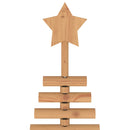 Træ juletræ KOTKA 150 cm Massivt fyrretræ Brun Finish