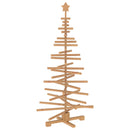 Træ juletræ KOTKA 150 cm Massivt fyrretræ Brun Finish