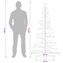 Træ juletræ KOTKA 180 cm Massivt fyrretræ Brun Finish