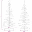 Træ juletræ KOTKA 180 cm Massivt fyrretræ Brun Finish
