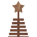 Træ juletræ KOTKA 210 cm Massivt fyrretræ Mørkebrun Finish