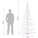 Træ juletræ KOTKA 240 cm Massivt fyrretræ Mørkebrun Finish