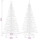 Træ juletræ KOTKA 210 cm Massivt fyrretræ Naturlig