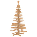 Træ juletræ KOTKA 150 cm Massivt fyrretræ Brun Finish