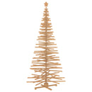 Træ juletræ KOTKA 240 cm Massivt fyrretræ Brun Finish