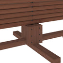 Træ juletræ KOTKA 180 cm Massivt fyrretræ Mørkebrun Finish