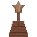 Træ juletræ KOTKA 180 cm Massivt fyrretræ Mørkebrun Finish