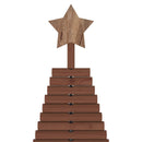 Træ juletræ KOTKA 210 cm Massivt fyrretræ Mørkebrun Finish