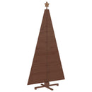Træ juletræ KOTKA 210 cm Massivt fyrretræ Mørkebrun Finish