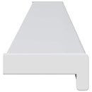 Vindueskarm Hvid 160 x 10 x 4,5 cm PVC