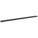 Vindueskarm Sort med træstruktur 160 x 15 x 4,5 cm PVC