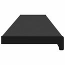 Vindueskarm Sort med træstruktur 160 x 20 x 4,5 cm PVC
