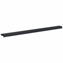 Vindueskarm Antracit med træstruktur 160 x 15 x 4,5 cm PVC
