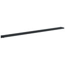 Vindueskarm Antracit med træstruktur 160 x 15 x 4,5 cm PVC