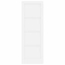 Indvendig Dør 73,5 x 211 cm Krydsfinér Hvid