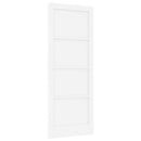 Indvendig Dør 83 x 211 cm Krydsfinér Hvid